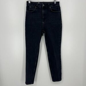 Ted Baker London Jeans Women's Size 28 Black Mom Style Cotton High Rise